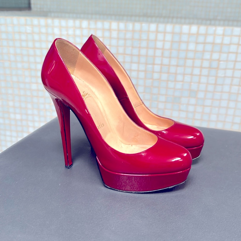 Christian Laboutin shoes , wasn’t wearing them for the  past year at all .